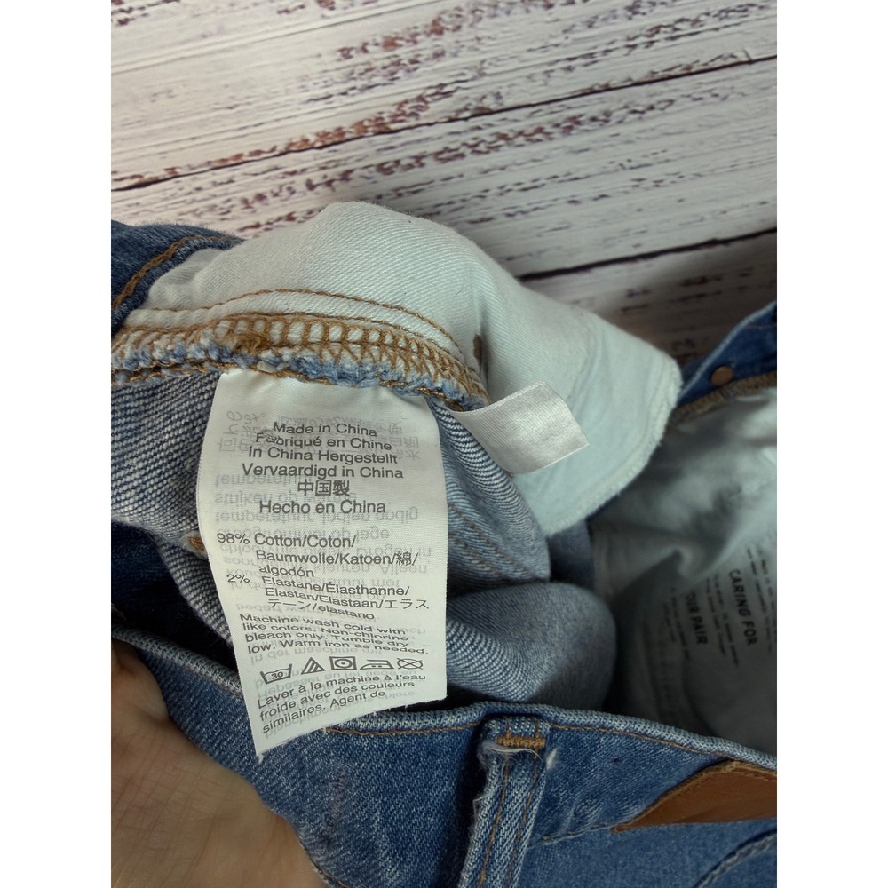 Madewell Slim Wide-Leg Crop Jeans | Size 25 - Picture 7 of 7